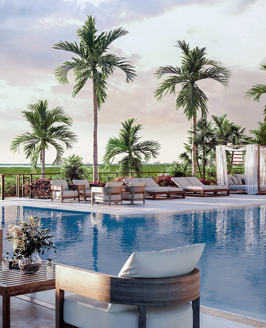 Pool Deck The Island at West Bay Pool